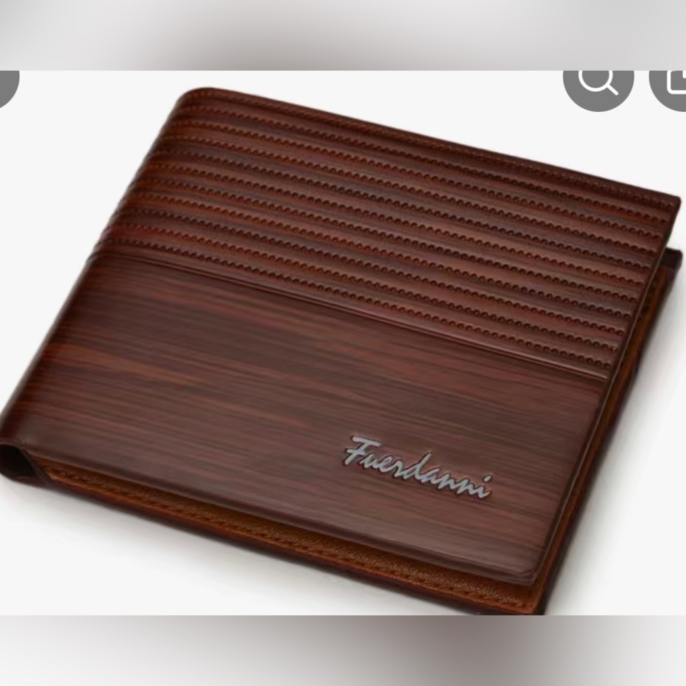 Men’s Retro Leather Wallet with several credit card holders. See pictures